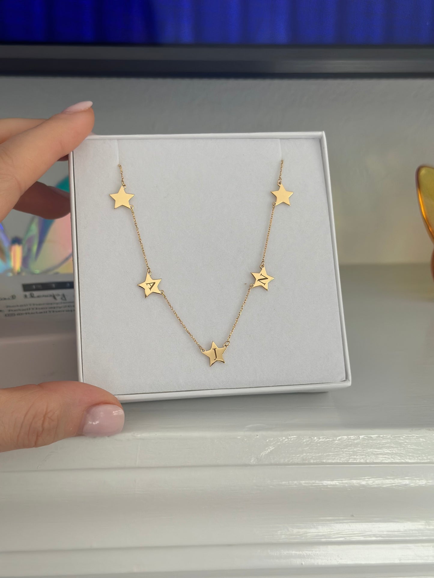 Stella Star Initial Necklace
