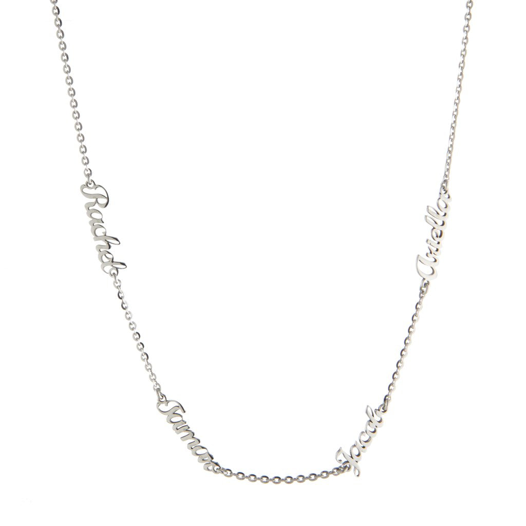 Script Multi Name Mommy Necklace - Retail Therapy Jewelry