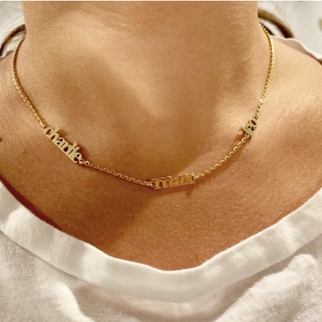 Lowercase Mommy Necklace - Retail Therapy Jewelry