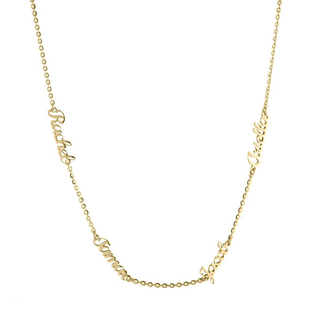Script Multi Name Mommy Necklace - Retail Therapy Jewelry