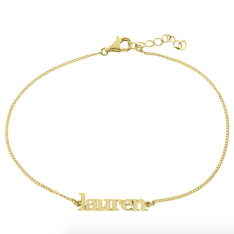 Name Anklet - Retail Therapy Jewelry