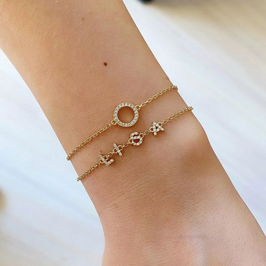 Tamar Mini CZ Name Bracelet