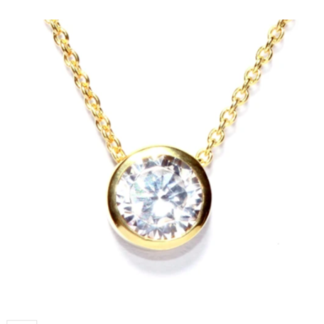 Bezel Necklace - Retail Therapy Jewelry