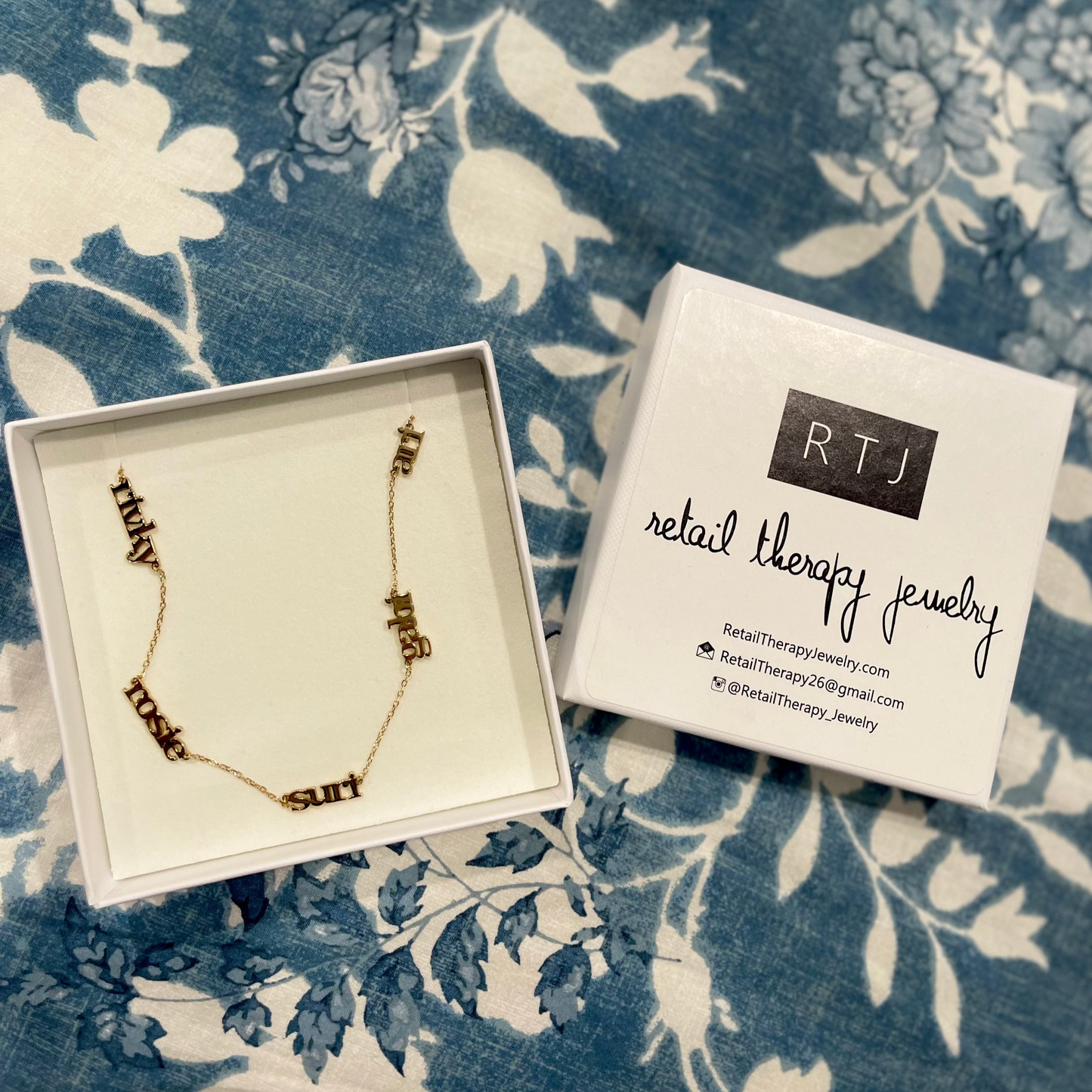 Lowercase Mommy Necklace - Retail Therapy Jewelry