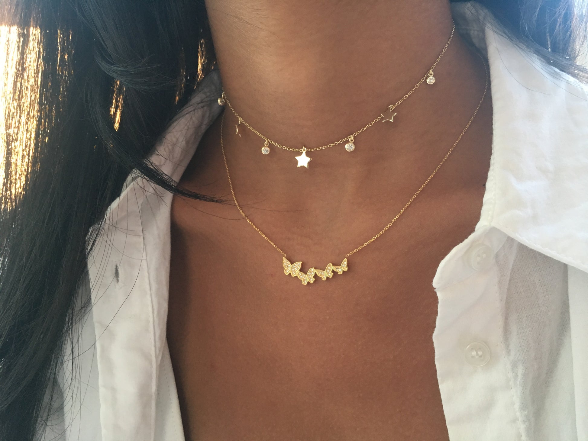 Dangling Star Choker - Retail Therapy Jewelry