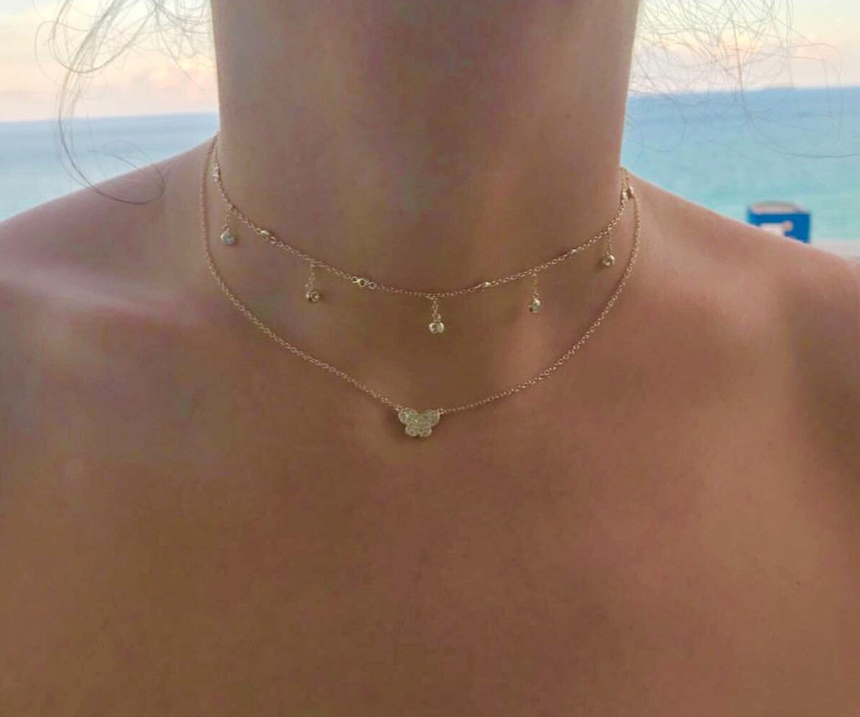 Mini Butterfly Necklace - Retail Therapy Jewelry
