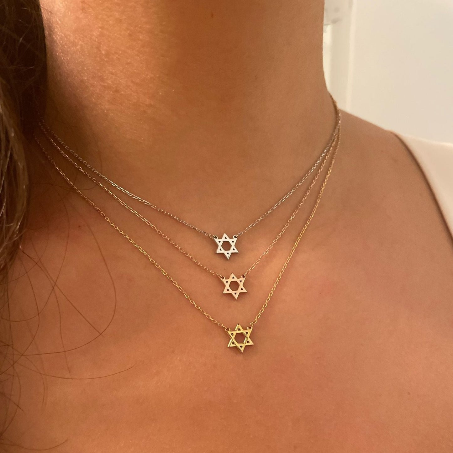 Jewish Star of David Necklace