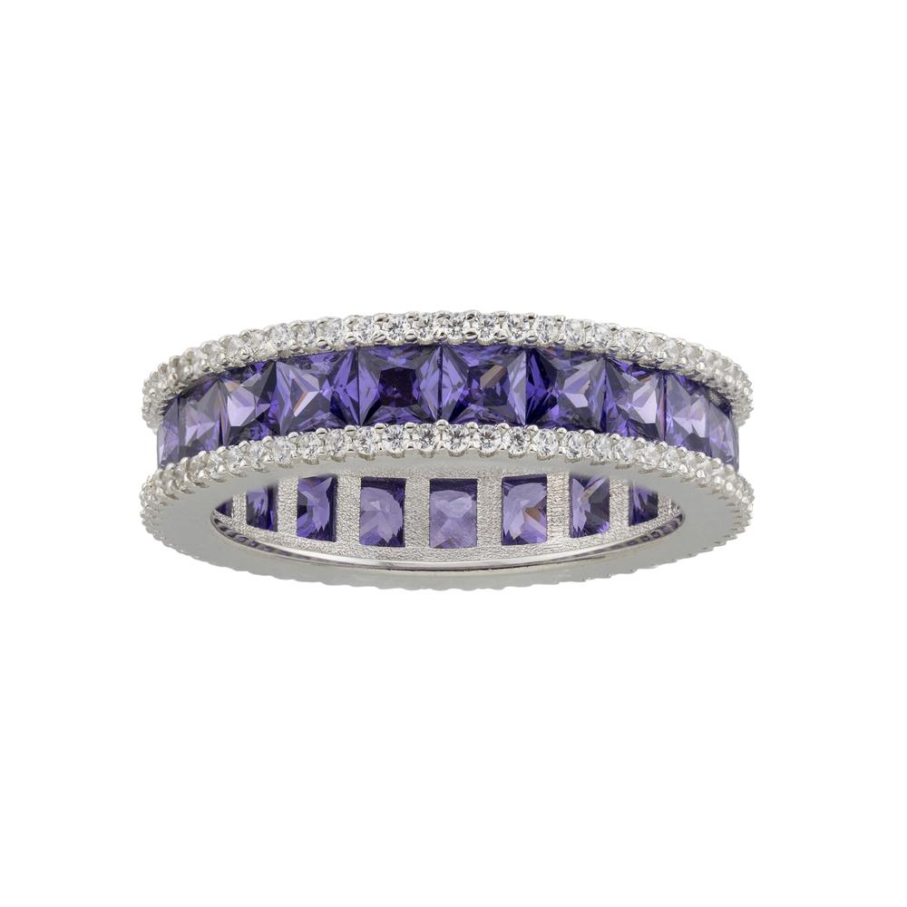 Princess Cut Eternity Band - Retail Therapy Jewelry