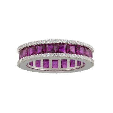 Princess Cut Eternity Band - Retail Therapy Jewelry